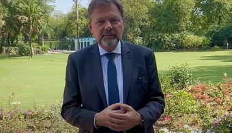 Germany's-Ambassador-to-India,-Dr-Philipp-Ackermann-message-on-the-launch-of-TheDialog-image